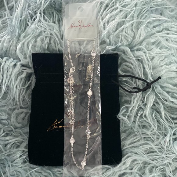 CZ by KENNETH JAY LANE 16" STATION NECKLACE - Picture 1 of 3